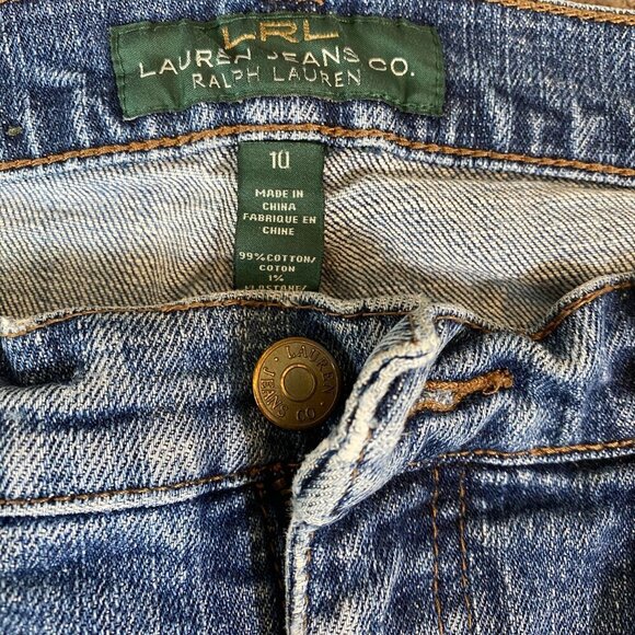 LRL Ralph Lauren Bootcut Blue Jeans Sz 10 (32x30) #79N - Picture 9 of 10